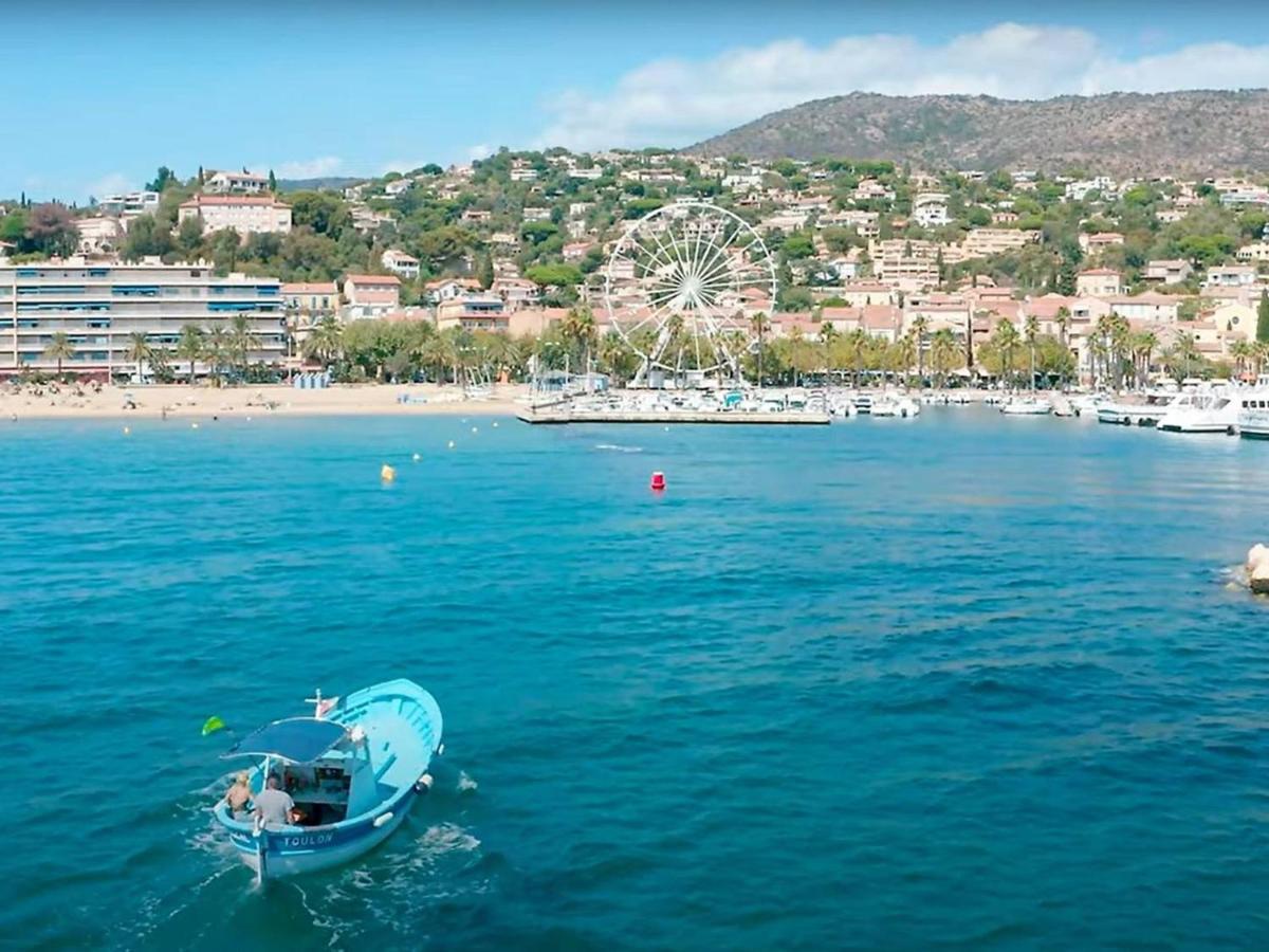Charmant T2 Climatise Avec Grande Terrasse, Piscine Et Parking Privatif, Proche Plage Et Commerces. - Fr-1-251-441 Le Lavandou Exterior photo